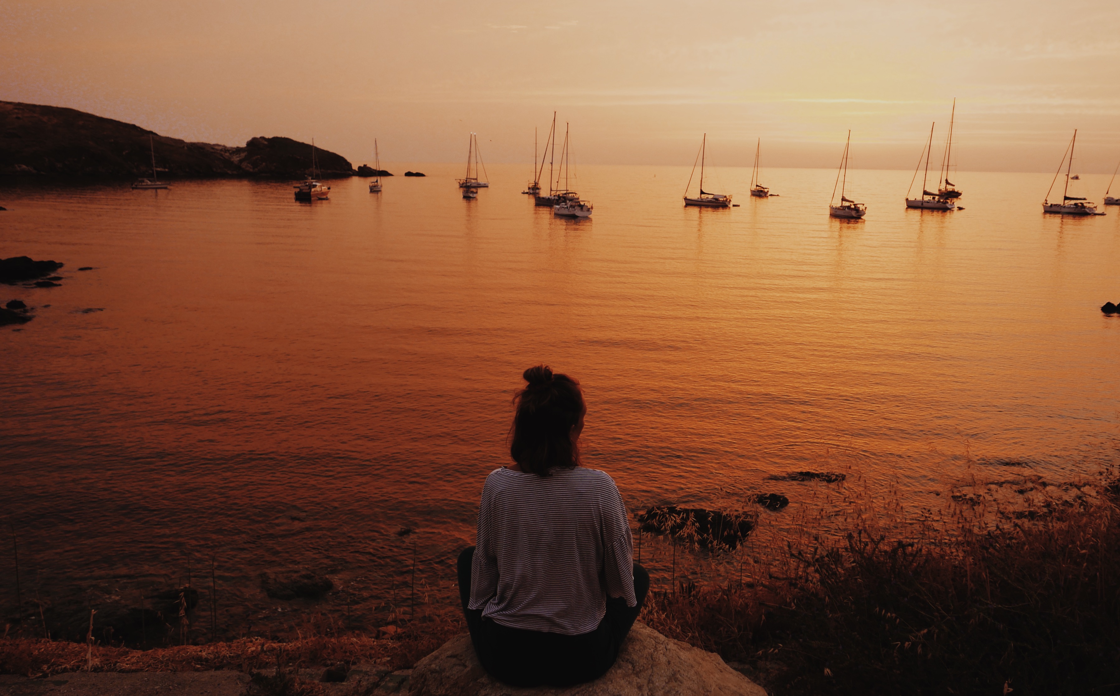 Sonnenuntergänge im Westen Korsikas